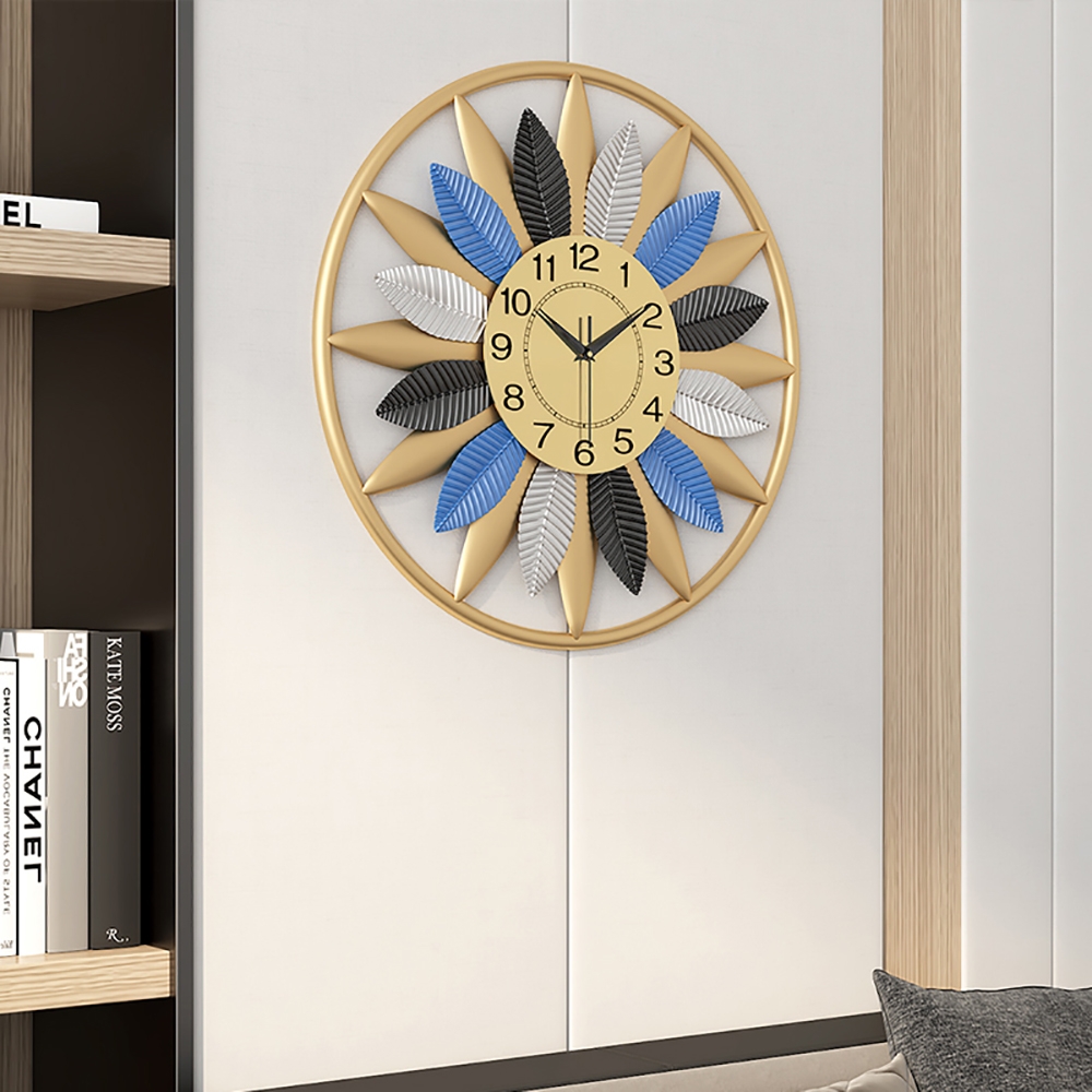 19.7" Modern Creative Fashion Large Wall Clock with Geometry Design window image