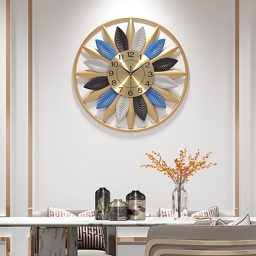 19.7" Modern Creative Fashion Large Wall Clock with Geometry Design window image