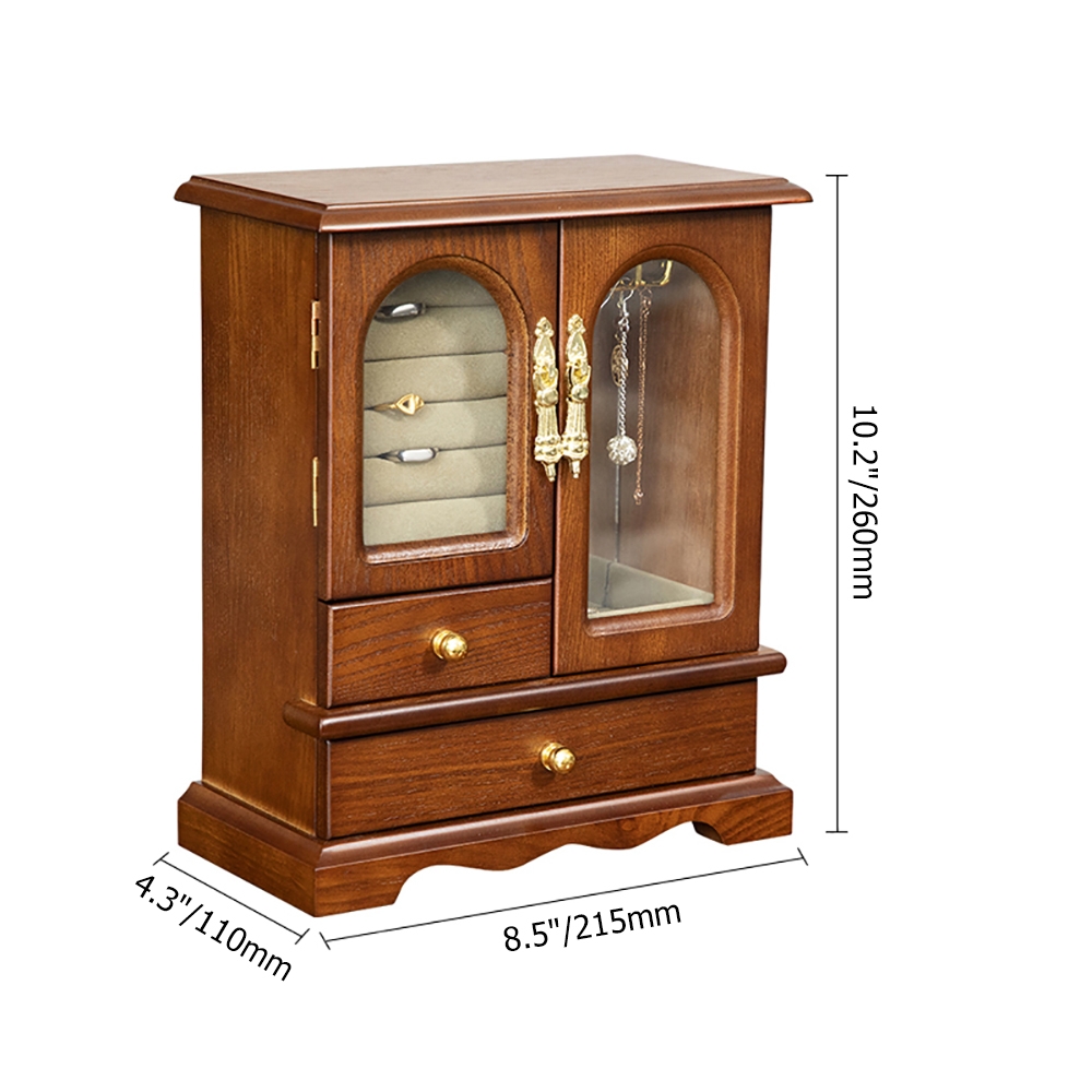 Retro sieraden organizer oorbel houder ketting opslag Vensterafbeelding