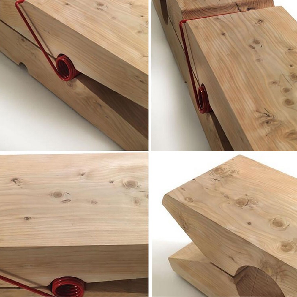 Modern 70.9" Bench Pine Wood Bench Entryway Bench window image