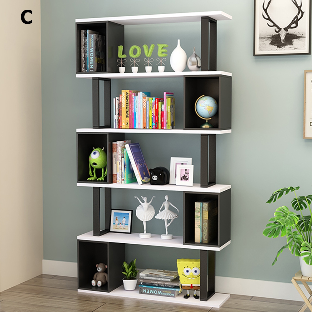 Hedendaagse geometrische boekenplank displayrekken in staal Vensterafbeelding