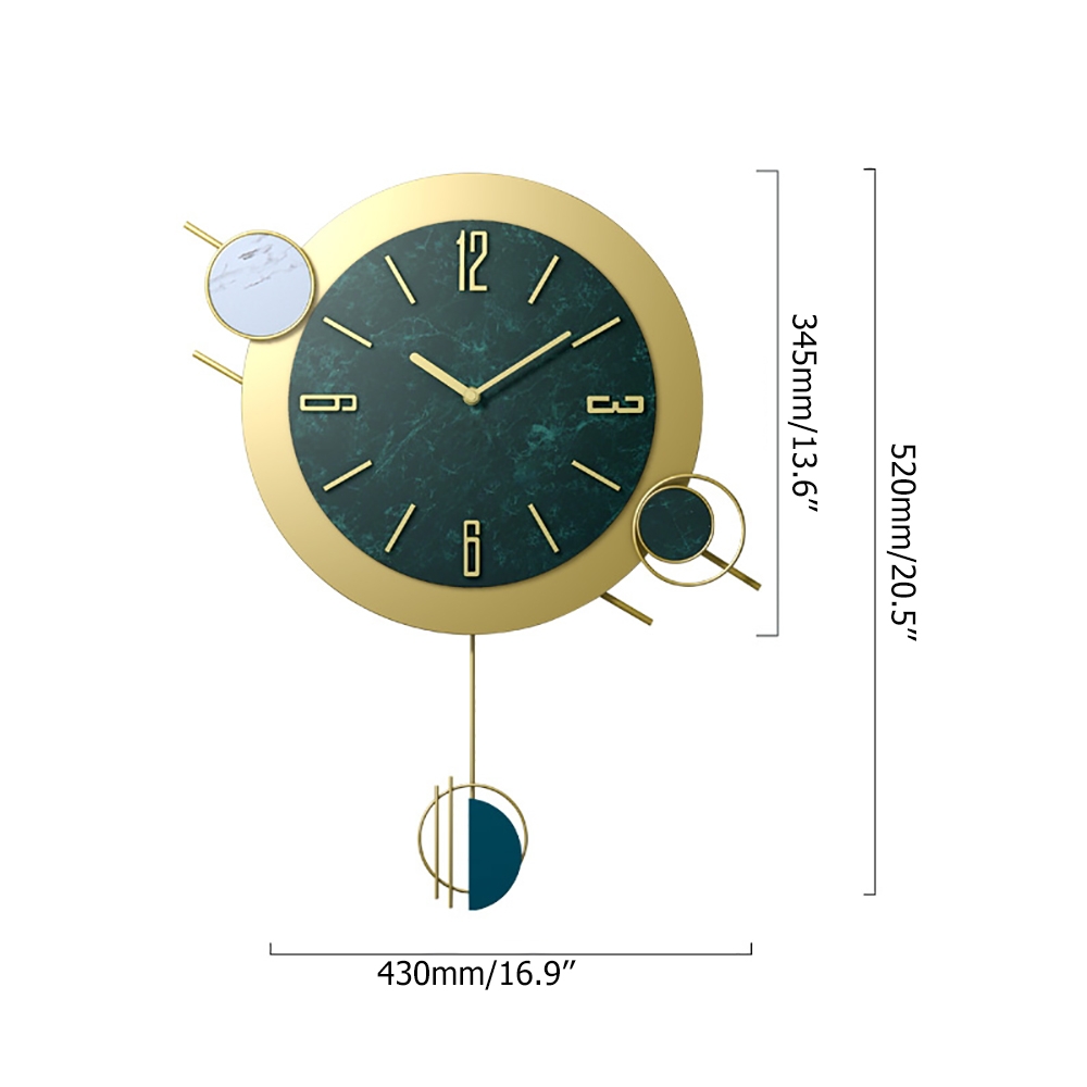 Nordic Modern Hanging Wall Clock Modern Home Decor Art window image