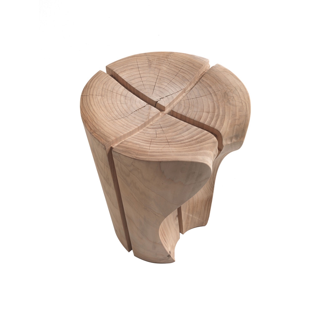 Farmhouse End Table in Pine Wood Rustic Wooden Side Table window image