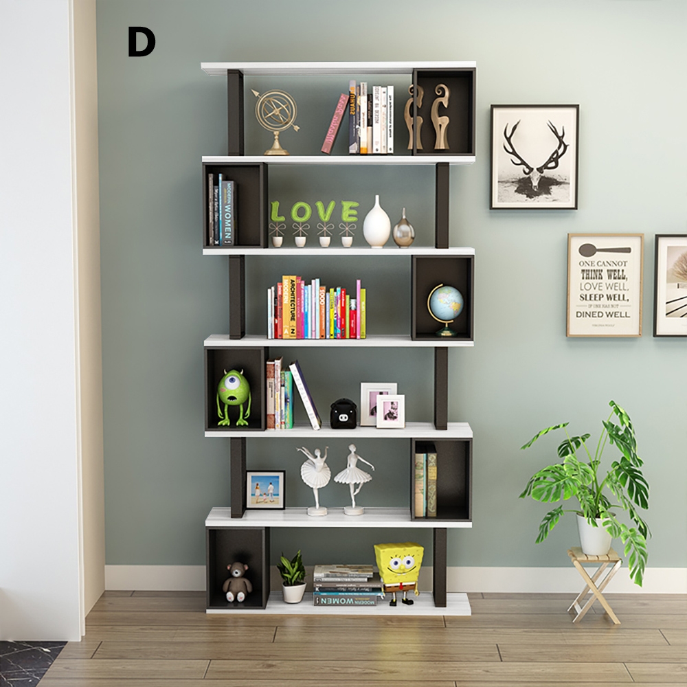 Hedendaagse geometrische boekenplank displayrekken in staal Vensterafbeelding