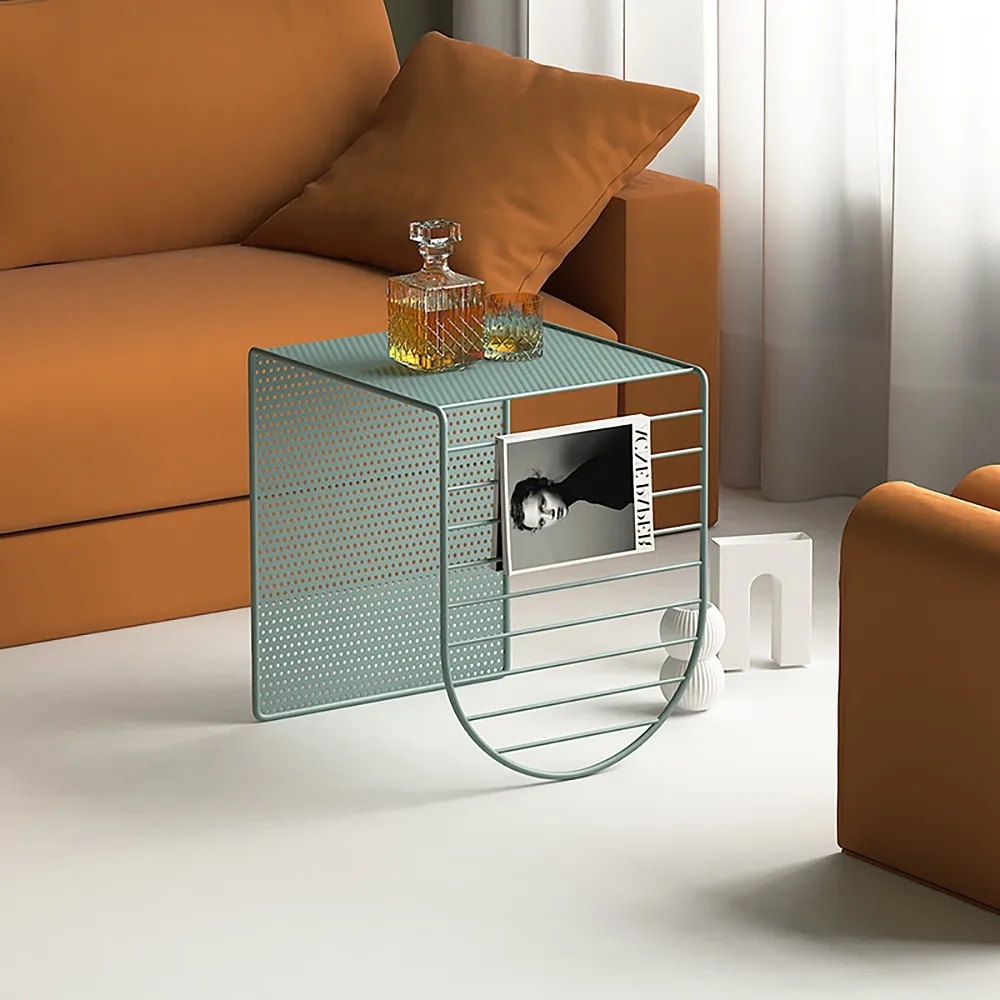 Table basse industrielle petite table basse verte en petit image de fenêtre