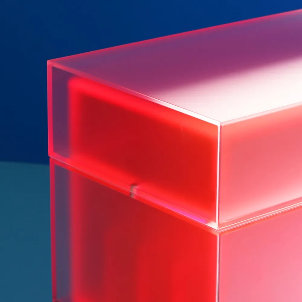 Modern Desk Lipstick Display Holder Storage Box with Lid for 28 Lipsticks window image