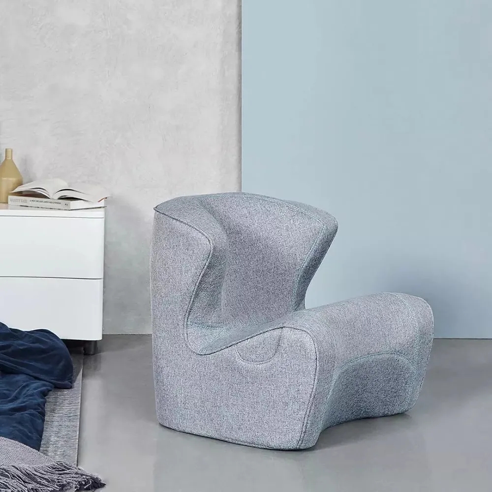 Modern Accent Chair Upholstered Accent Chair Polyester Sofa Chair window image