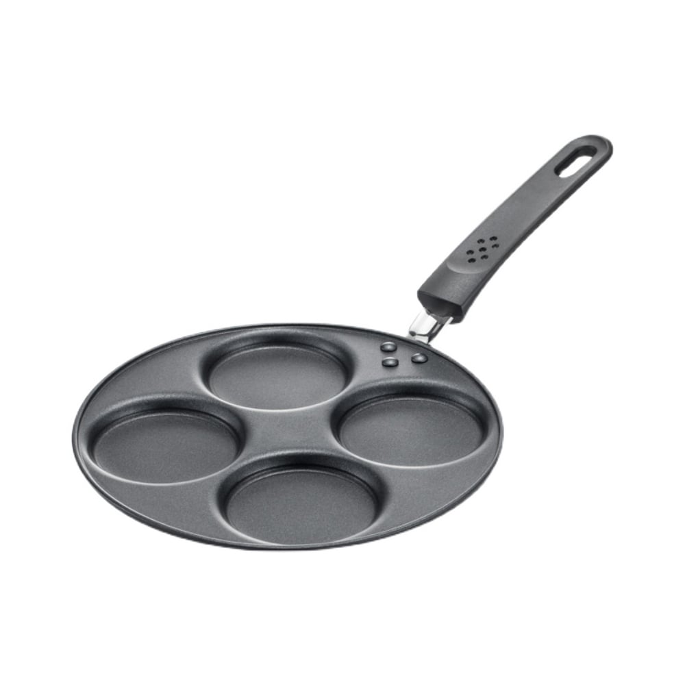 4-Cup Egg Frying Pan Poached Egg Cooker Burge Pancake Maker window image