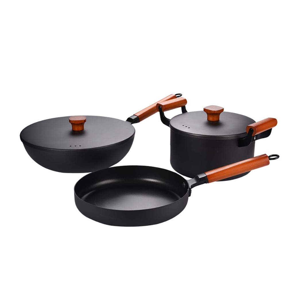 5 Piece Carbon Steel Nonstick Cookware Set window image
