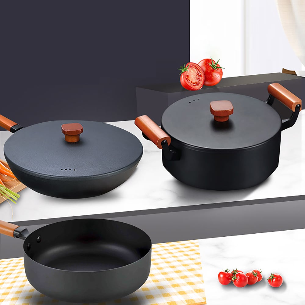 5 Piece Carbon Steel Nonstick Cookware Set window image