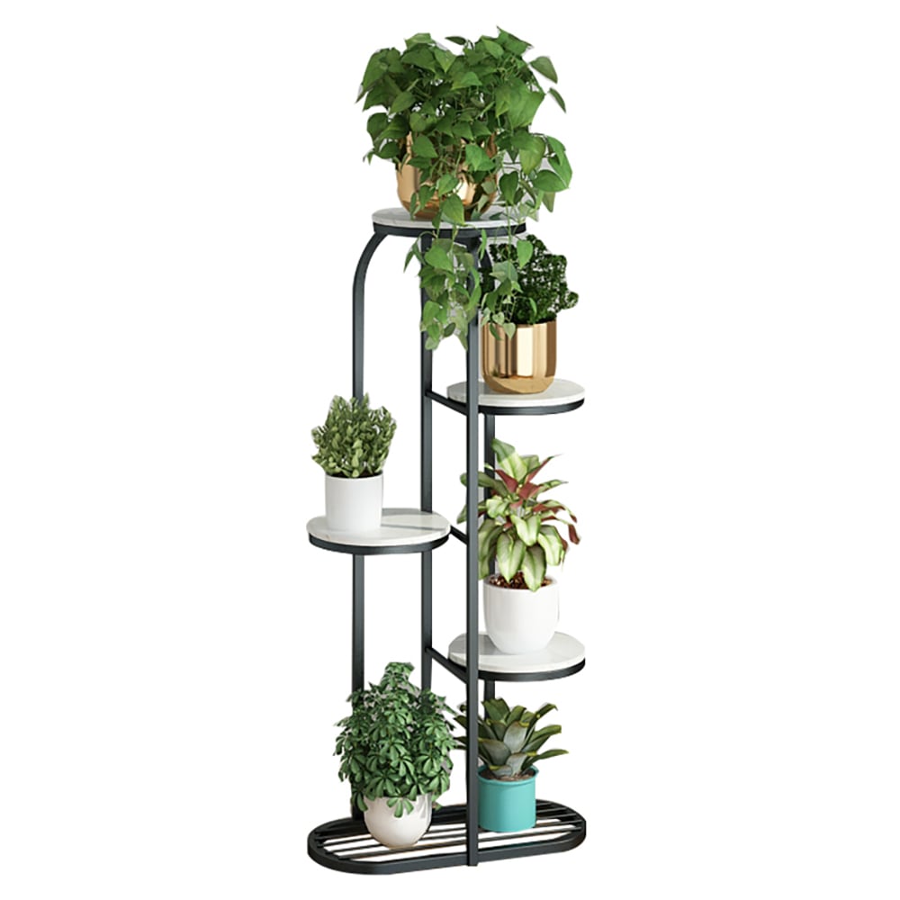 Nordic Freestanding Display Plant Stand in Black window image