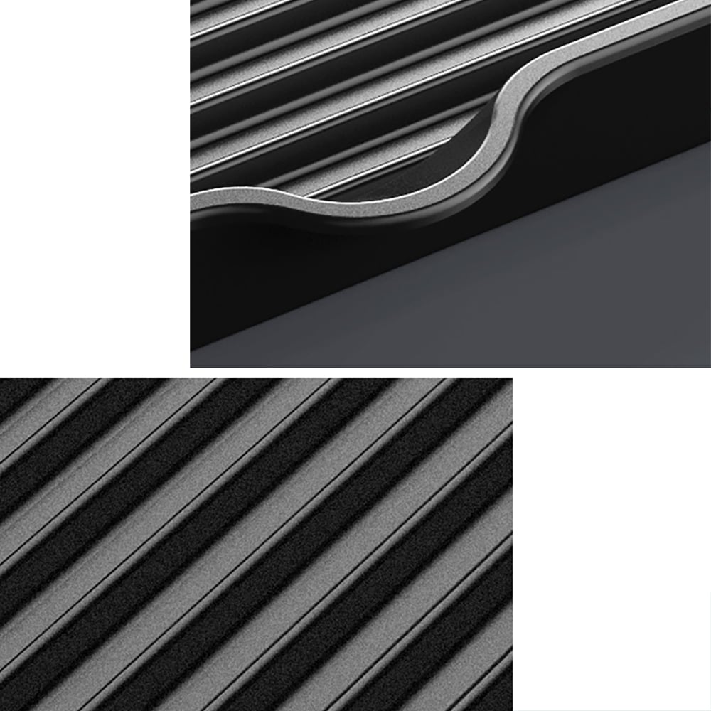 Nonstick Cast Iron Grill Pan Frying Pan with Wooden Handle window image