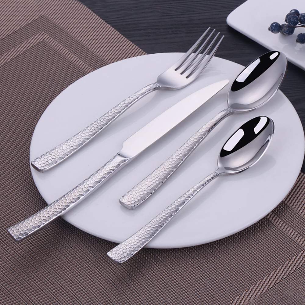 16 Pieces Stainless Steel Flatware Set Cutlery Set, Service for 4 window image