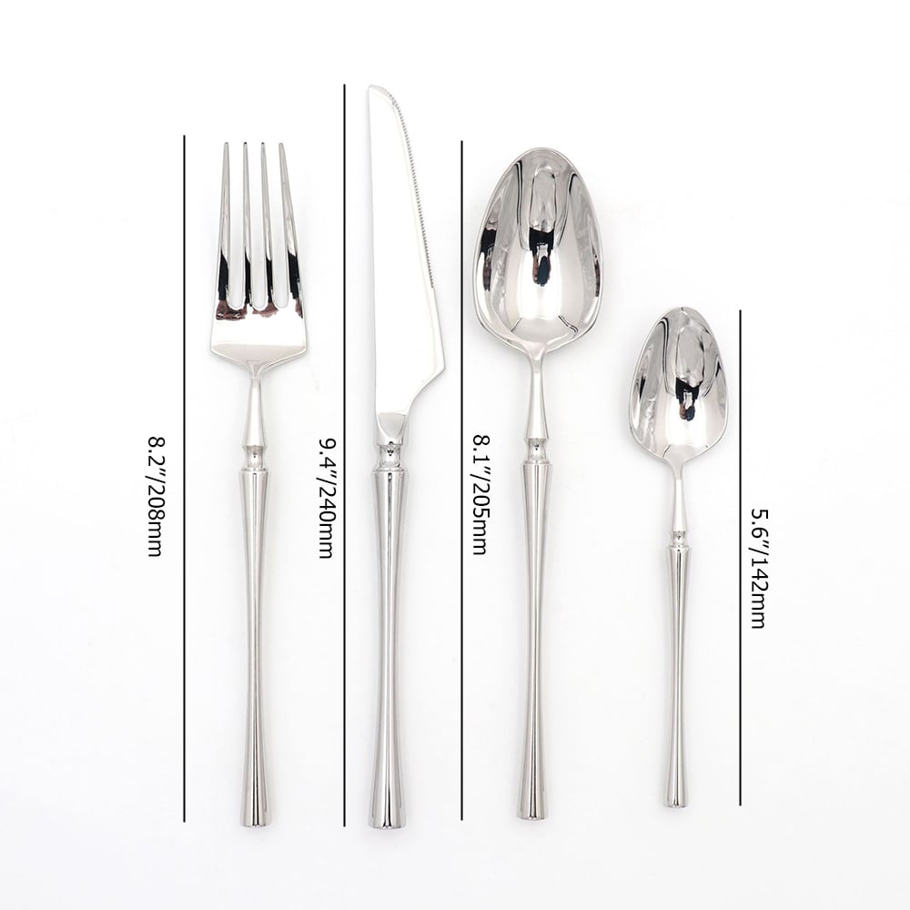 16 Pieces Stainless Steel Flatware Set Cutlery Set, Service for 4 window image