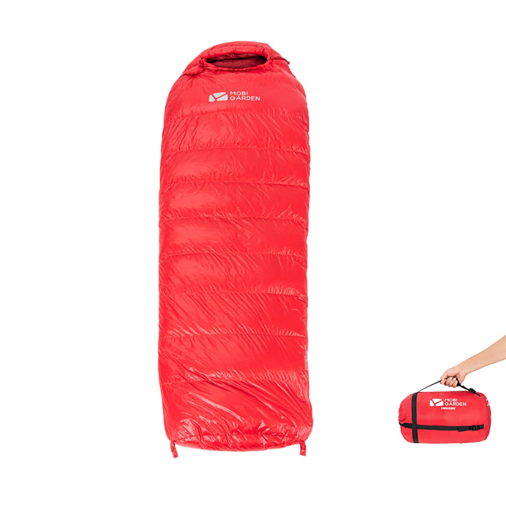 Ultralight High Quality Duck Down 1 Person Ultralight Winter Sleeping Bag window image