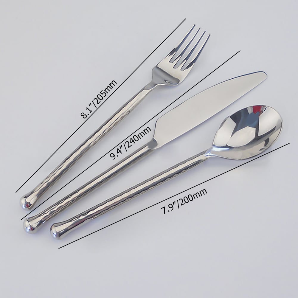 Ensemble de couverts en acier inoxydable 60 pièces, service pour 12 image de fenêtre