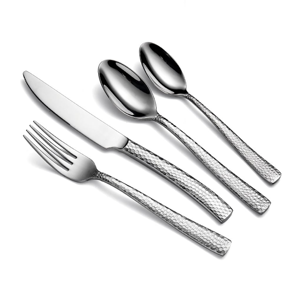 16 Pieces Stainless Steel Flatware Set Cutlery Set, Service for 4 window image