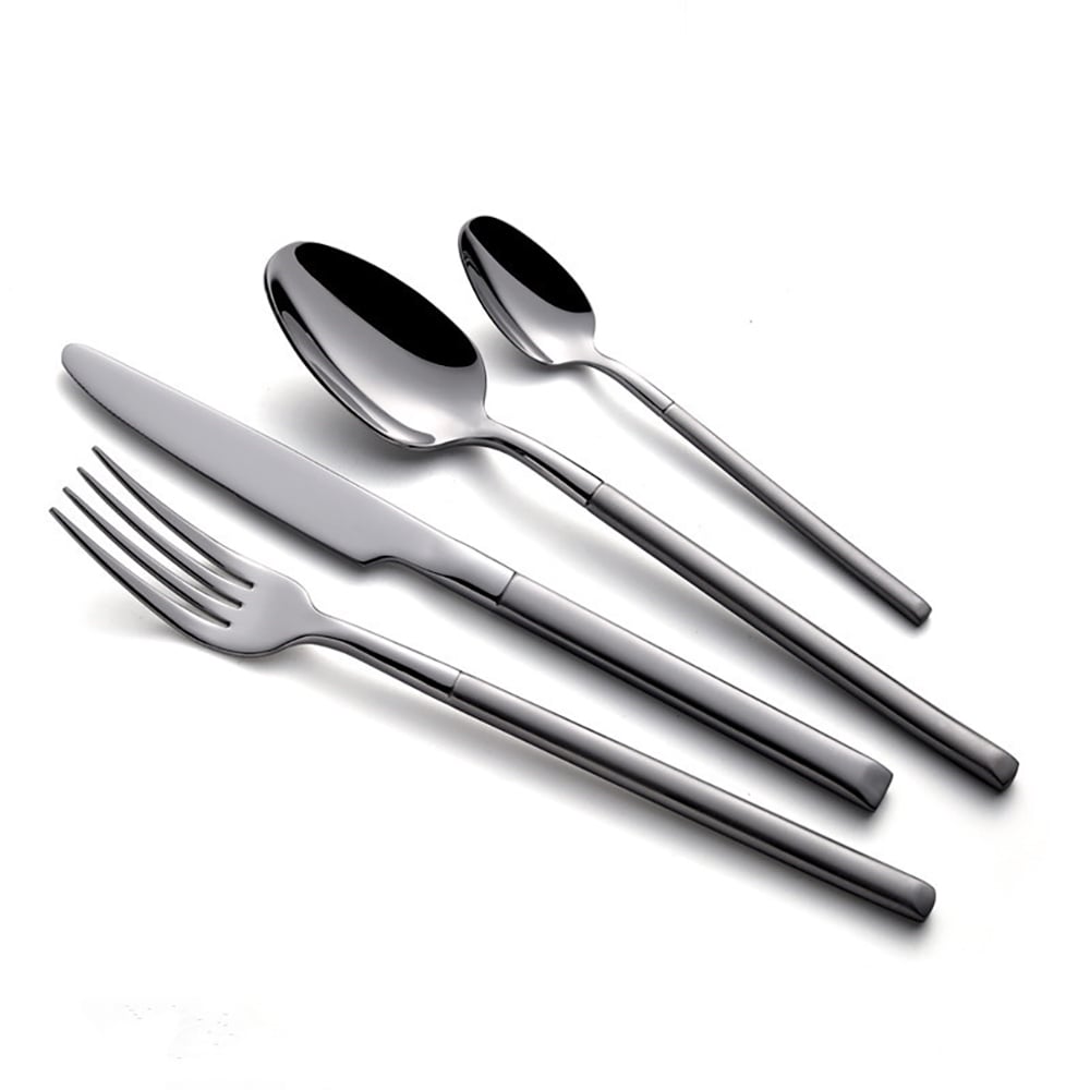 16 Pieces Stainless Steel Flatware Set Cutlery Set, Service for 4 window image