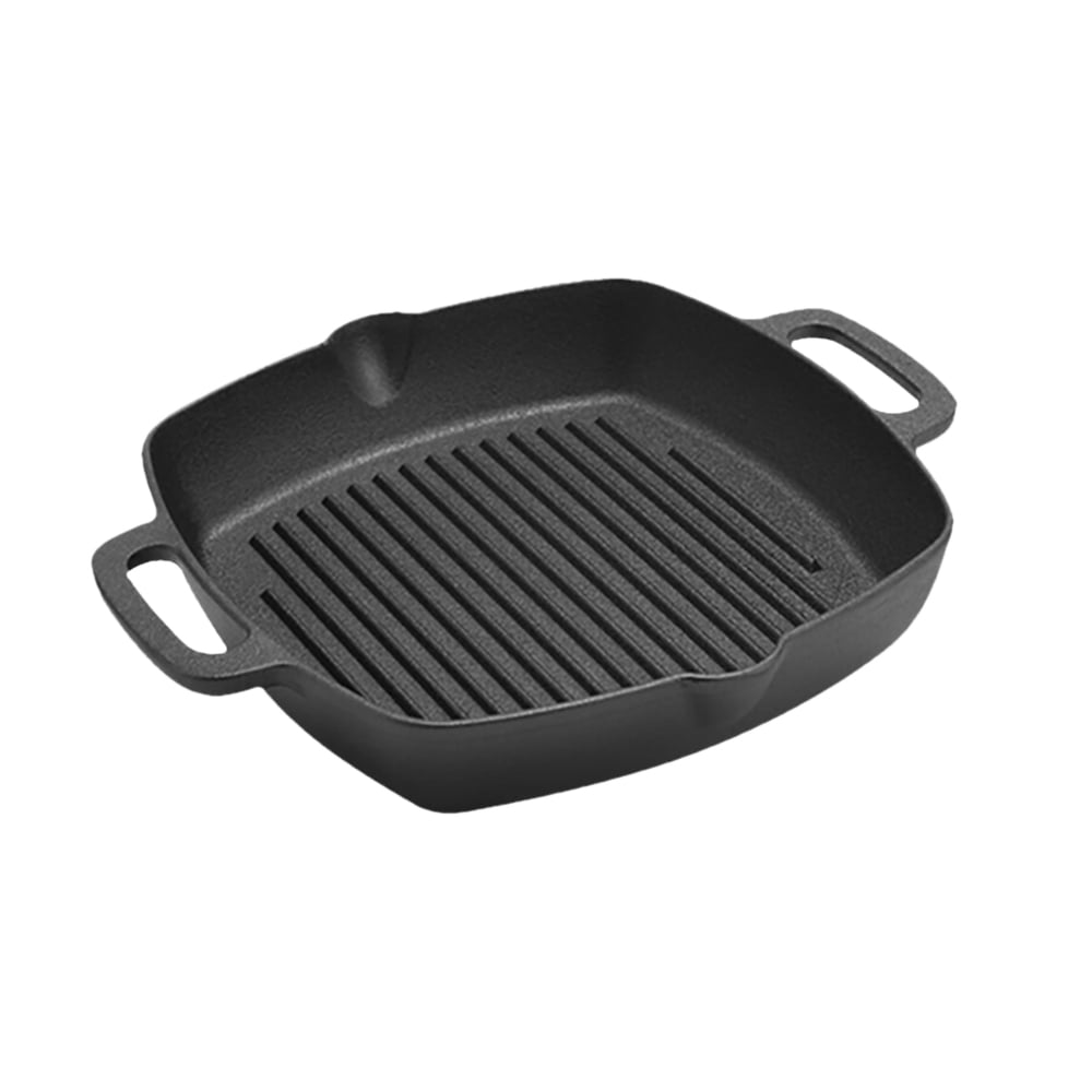 Nonstick Cast Iron Grill Pan Steak Frying Pan Skillet window image