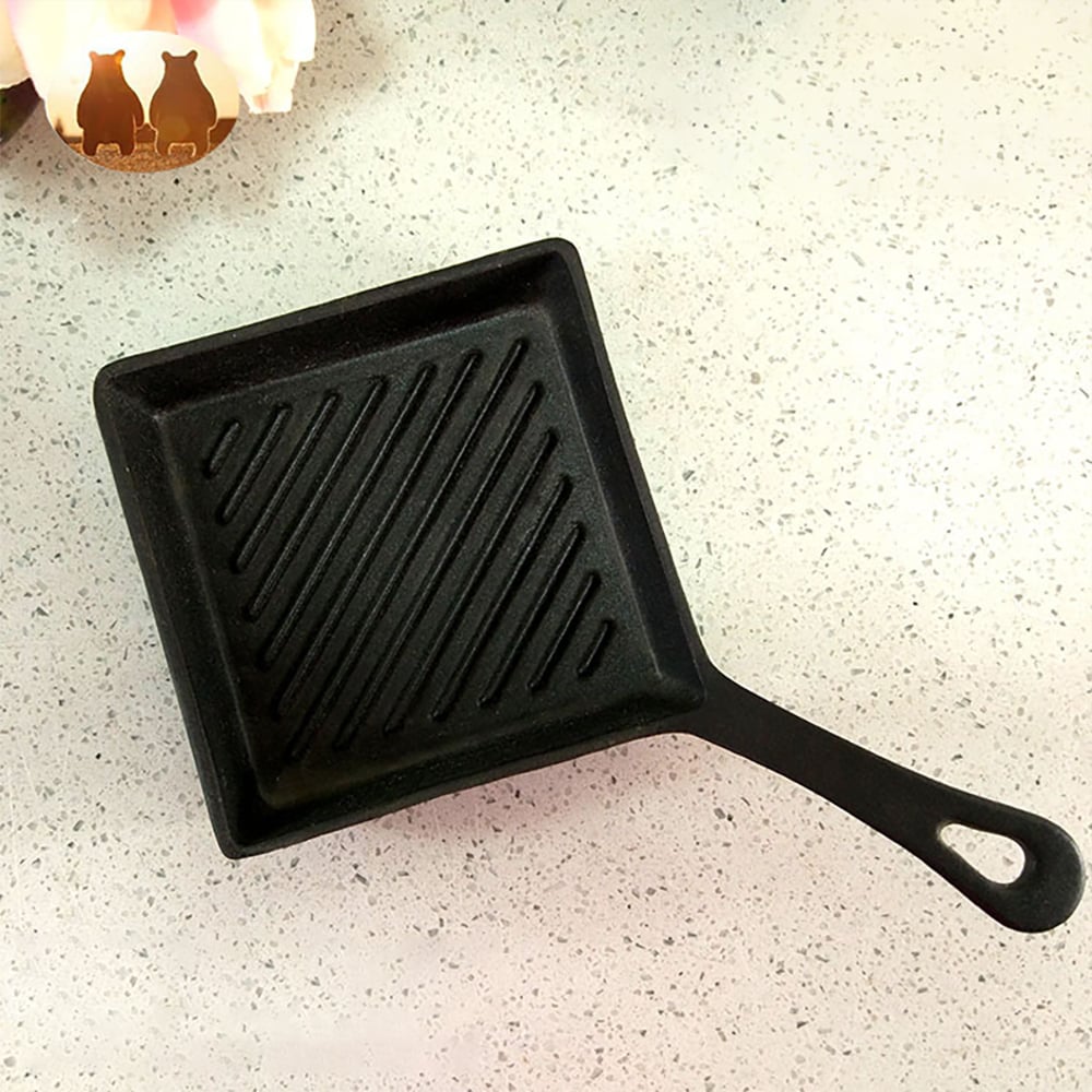 Cast Iron Mini Frying Pan Steak Frying Pan Omelette Pan window image
