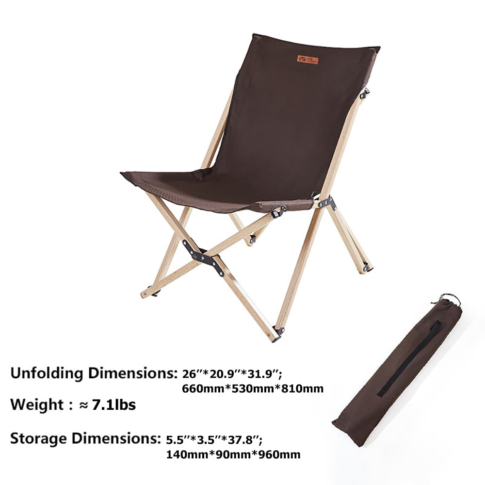 Outdoor Folding Camping Chair Reclining Chair Fishing Chair window image