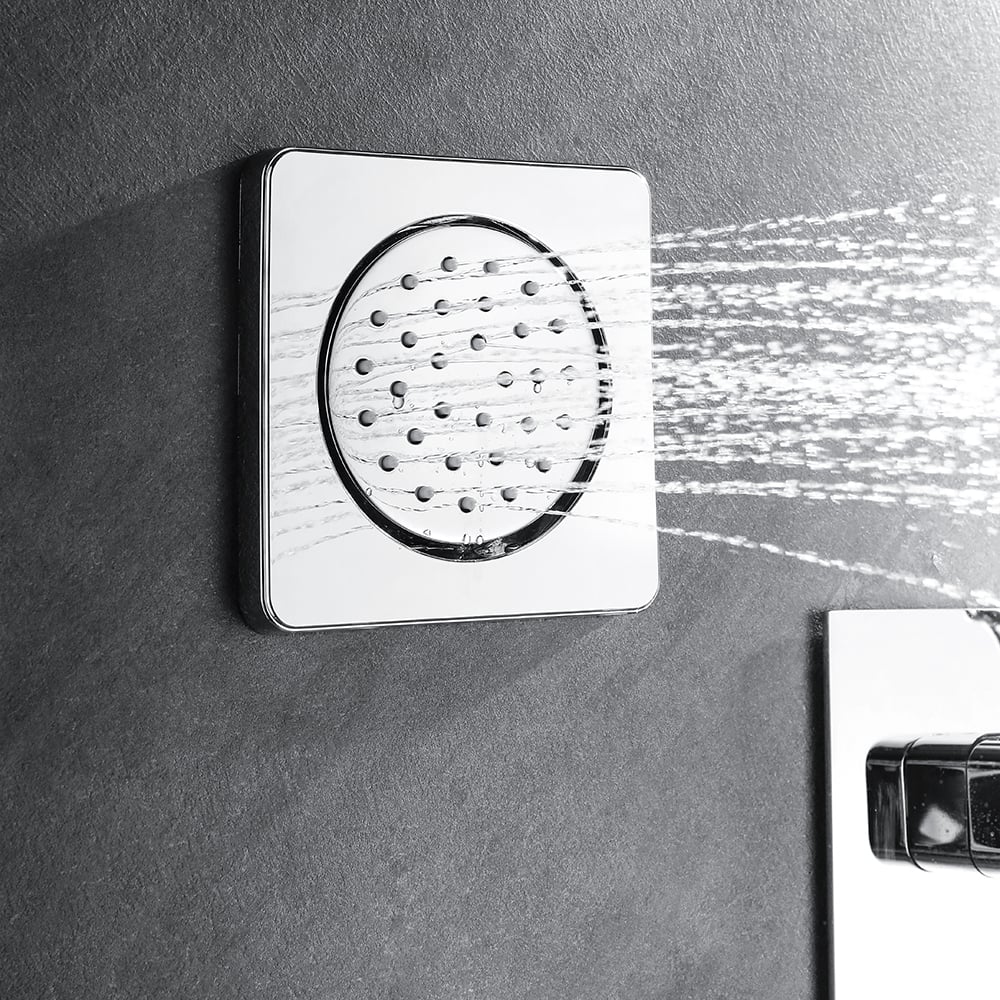 18.9" Ceiling Mounted 3-Function Shower System Thermostatic Valve in Polished Chrome window image