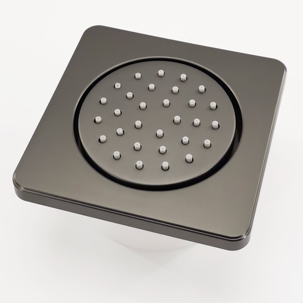 Wall Mounted Square Solid Brass Single Function Swiveling Body Spray ...