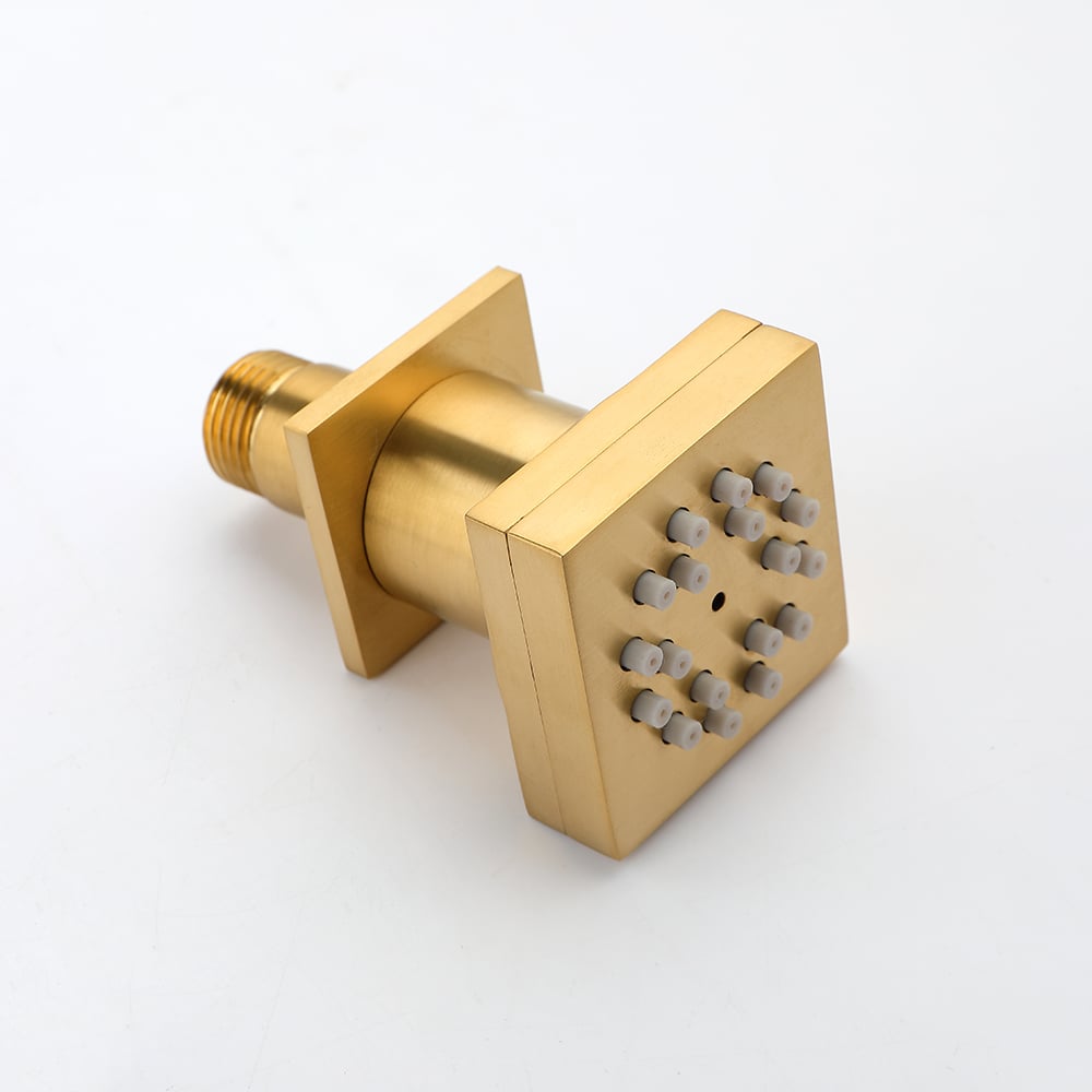 2-Function Twist Body Spray Wall Mounted Body Jet Bathroom Accessories 3 PCS window image