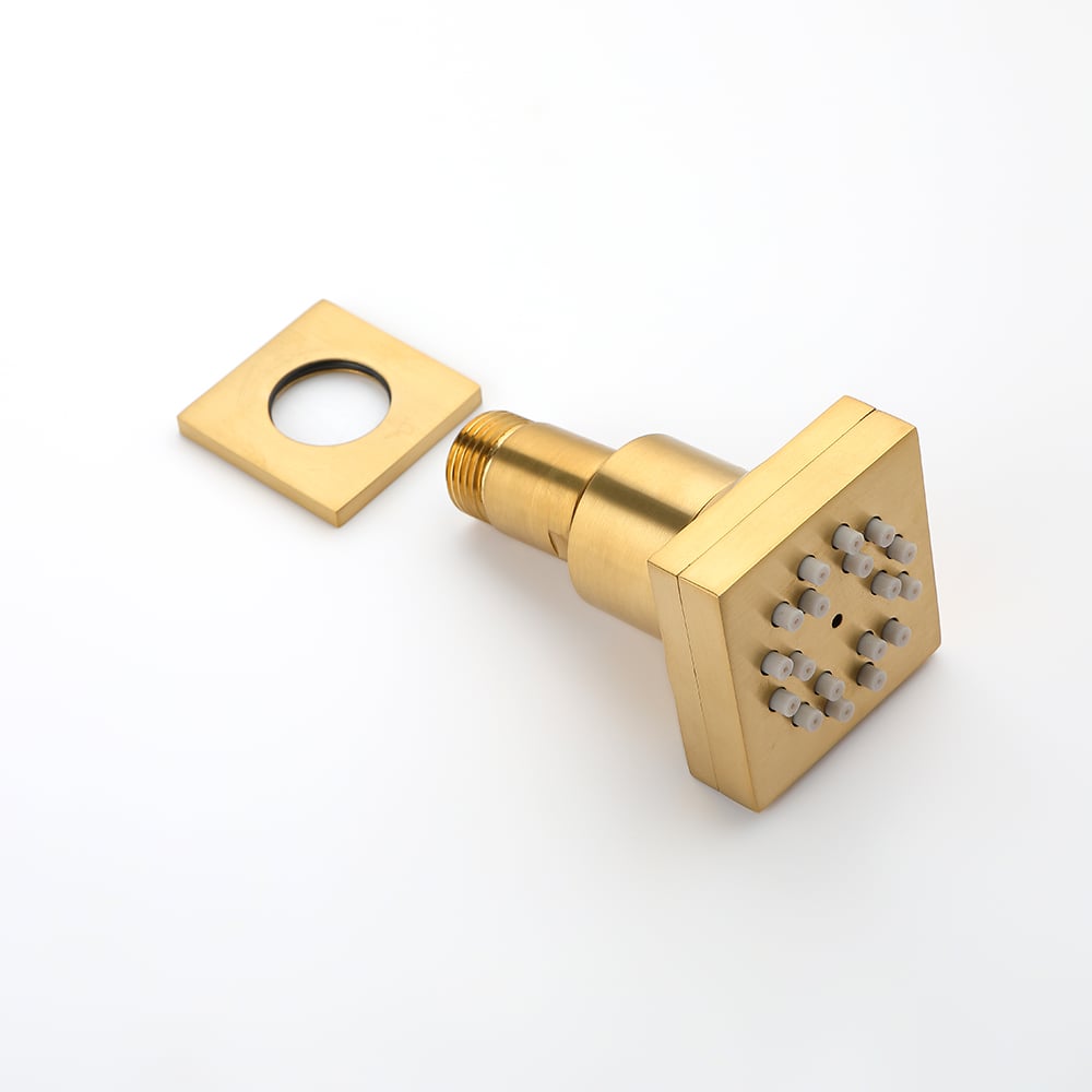 2-Function Twist Body Spray Wall Mounted Body Jet Bathroom Accessories 3 PCS window image