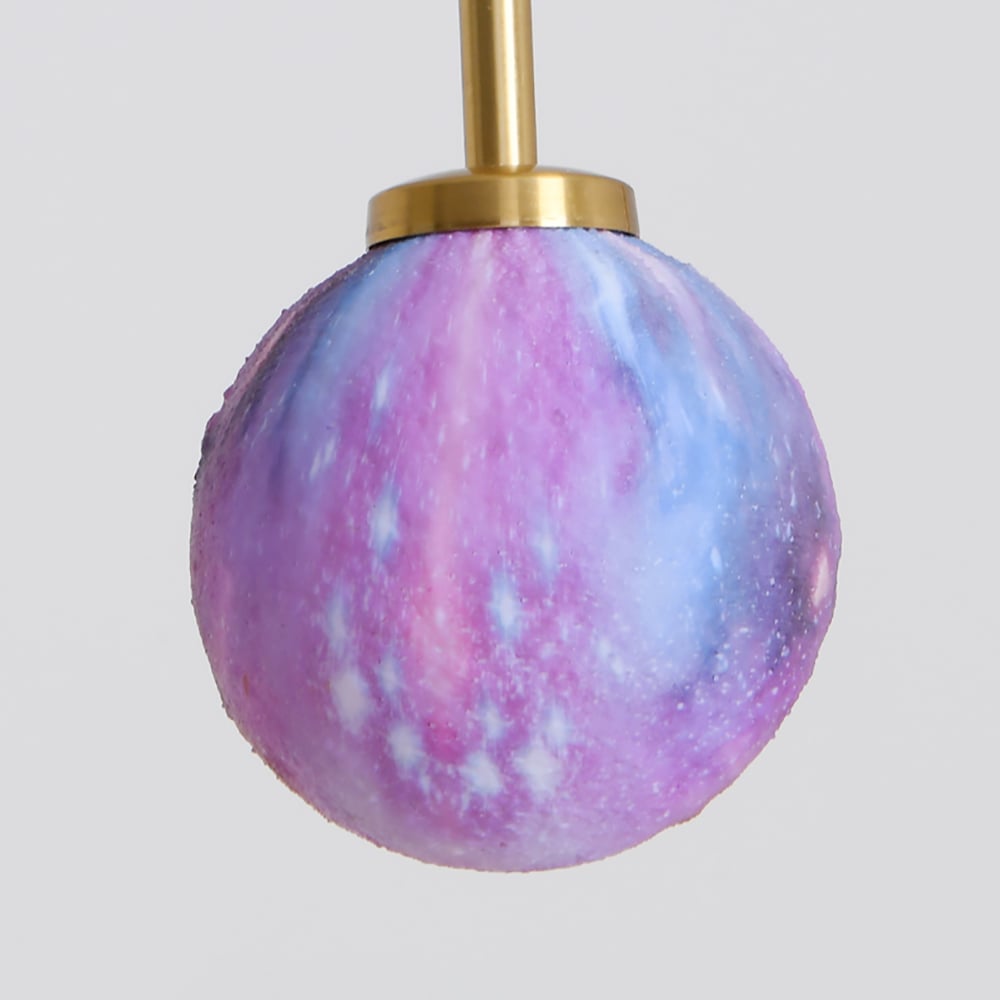 Applique murale moderne à 2 lumières 3D Moon et Nuit étoilée Applique murale en métal image de fenêtre