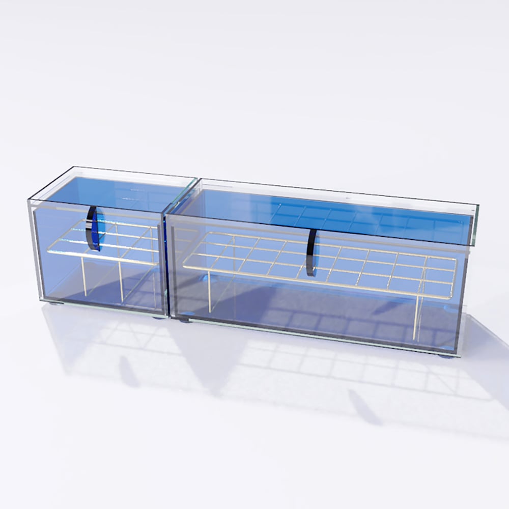 Acrylic Space-Saving Lipstick Holder with Lid Dustproof Lipgloss Home window image