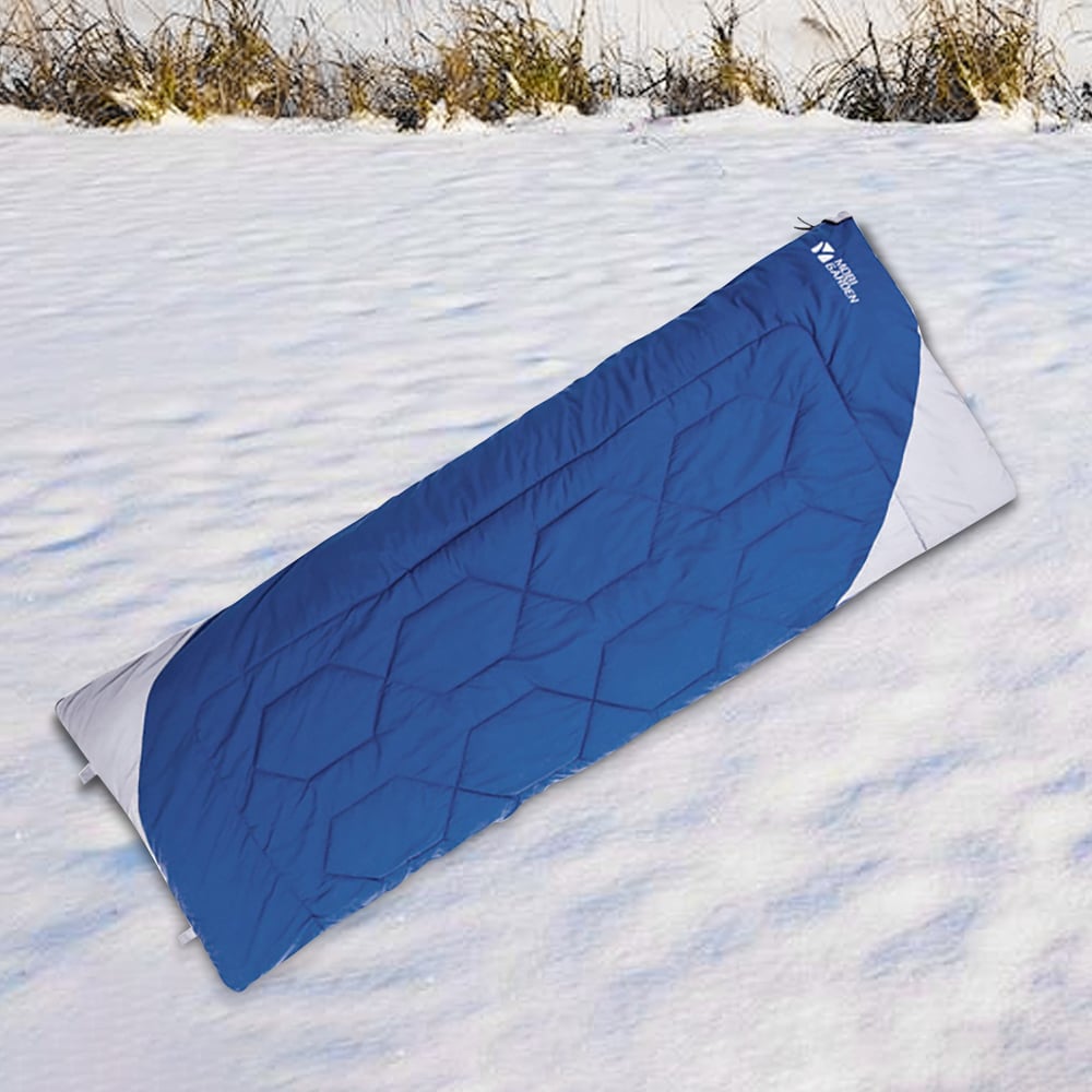 Lining Cotton 1 Person 2 Season Splicing Envelope Stitchable Outdoor Sleeping Bag window image