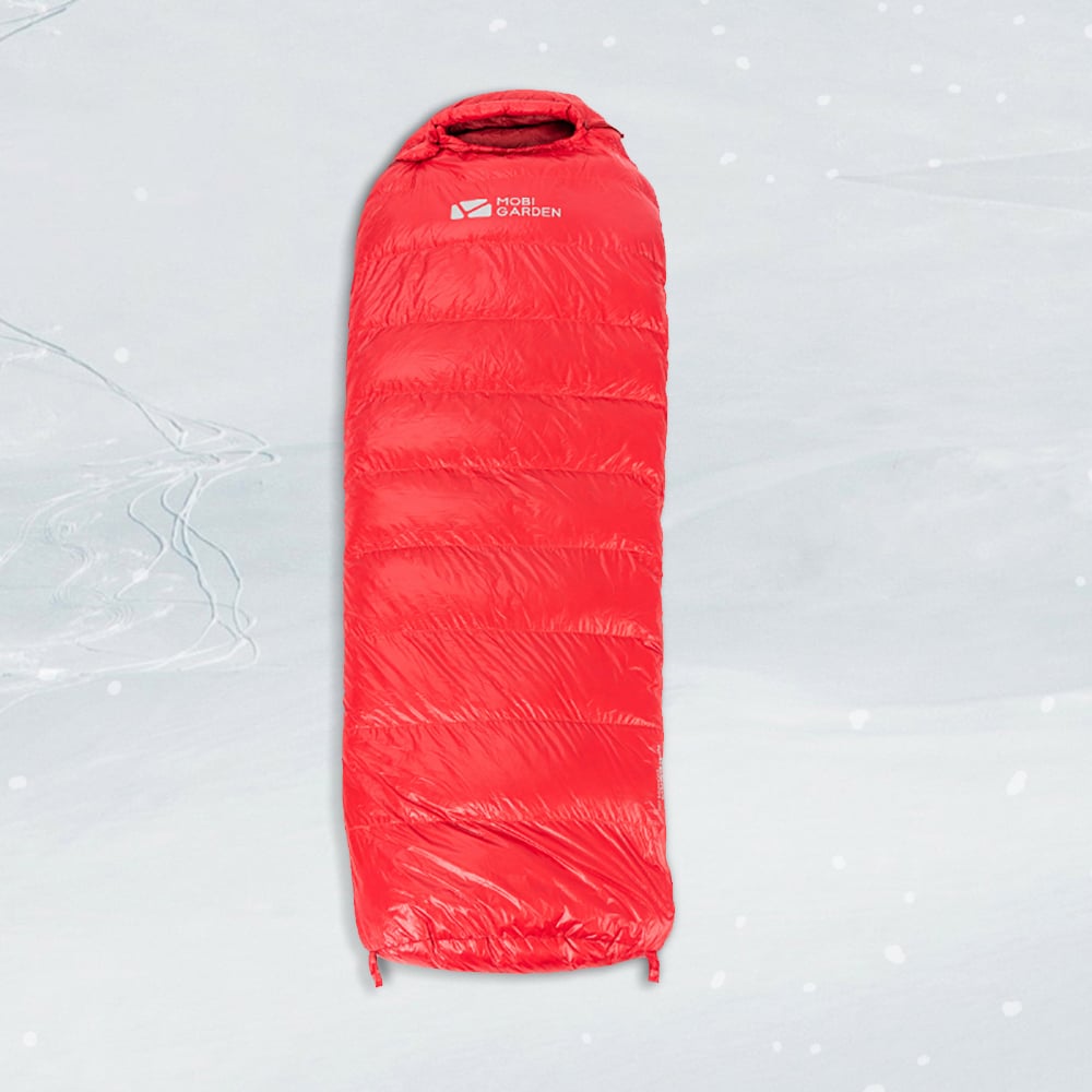 Ultralight High Quality Duck Down 1 Person Ultralight Winter Sleeping Bag window image
