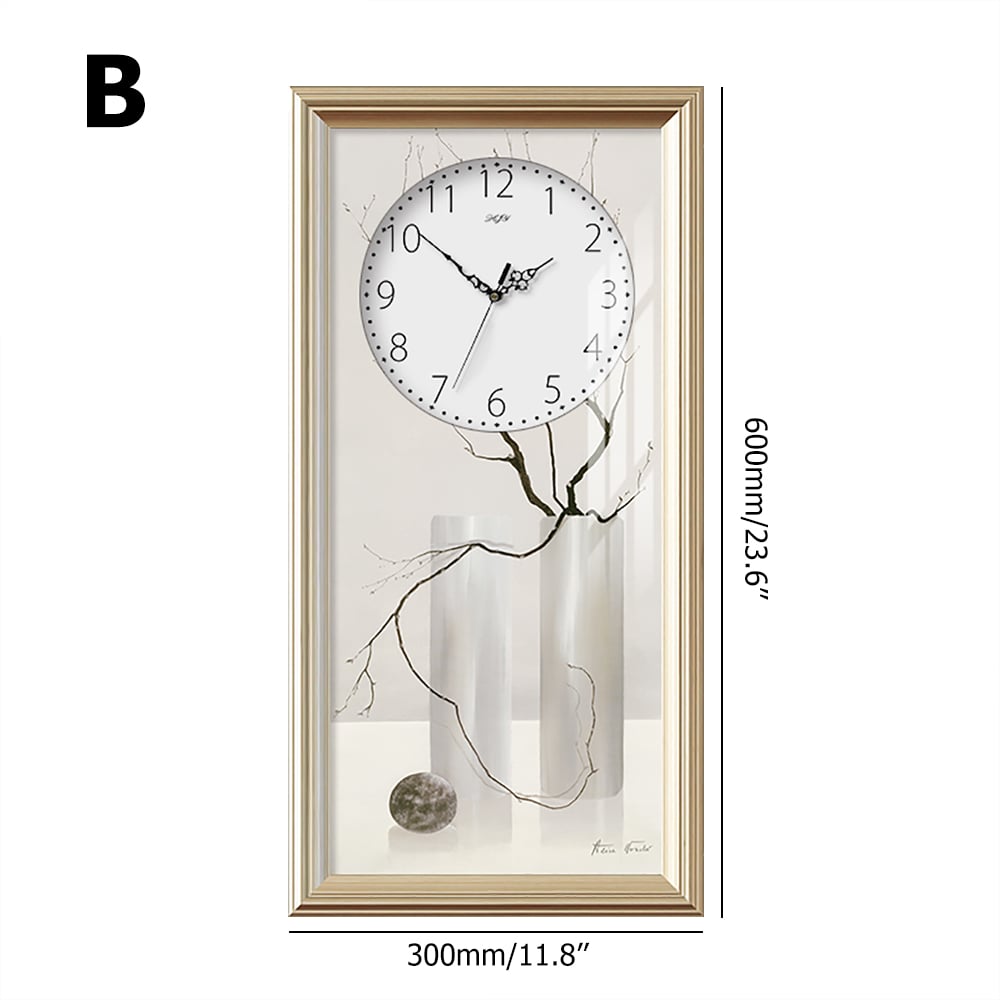 Rectangular Clock Arabic Rustic Style Rectangular Arabic Digital Wall Clock 11.8