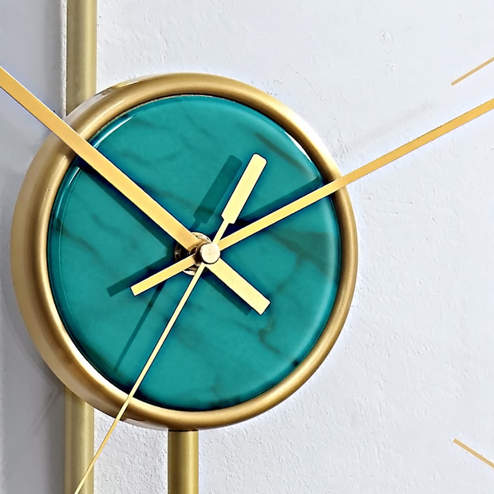 Nordic 3D Quartz Metal Wall Clock Modern Home Decor Art window image