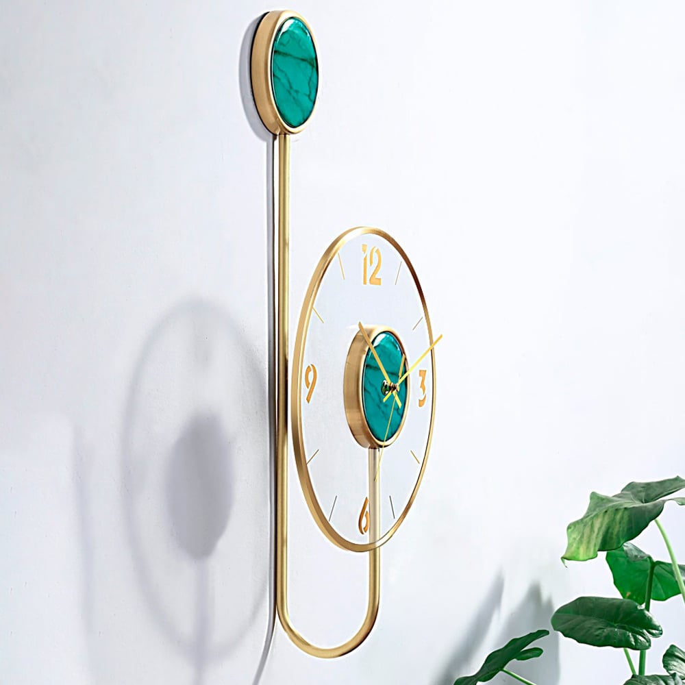 Nordic 3D Quartz Metal Wall Clock Modern Home Decor Art window image