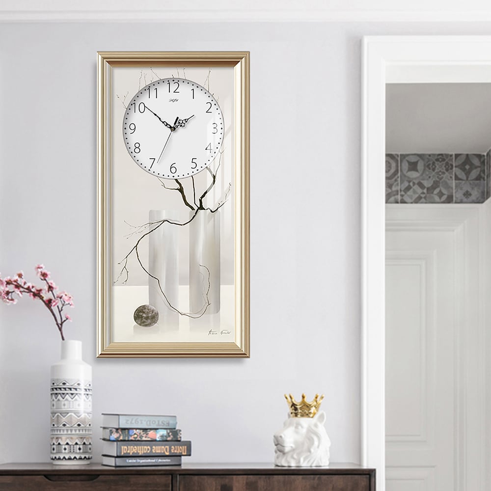 Rectangular Clock Arabic Rustic Style Rectangular Arabic Digital Wall Clock 11.8