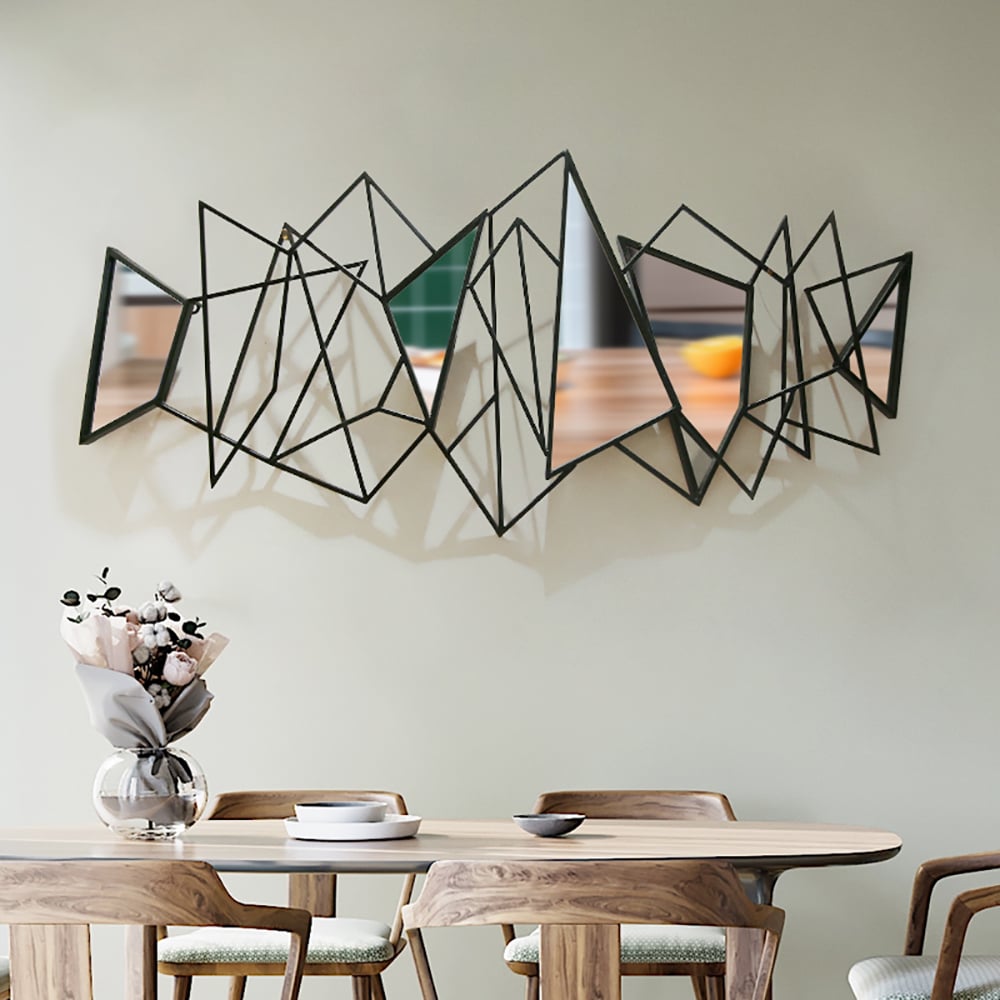 Modern Creative Fashion Abstract Geometric Art 3D Wall Decor window image