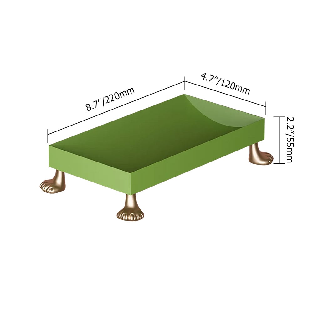 Metal Entryway Key Tray Desktop Organizer Creative Storage Decor window image