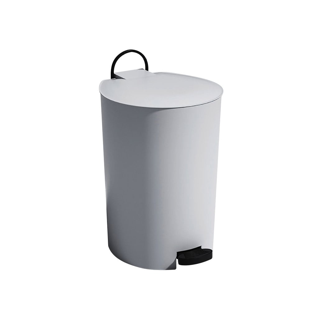 Stylish Office Living Room Garbage Step On Trash Can 2.64 Gallon-Gray window image