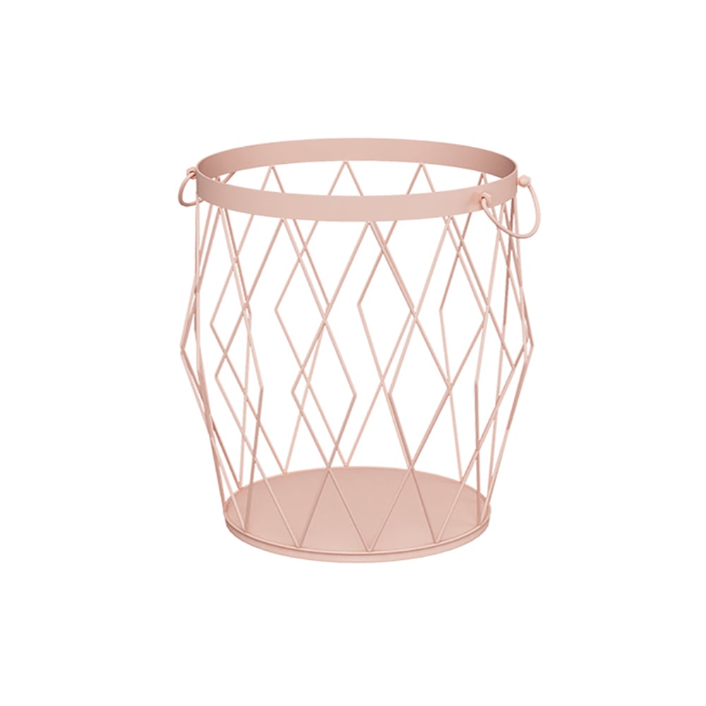 Panier à linge rond moderne en métal 400 mm image de fenêtre