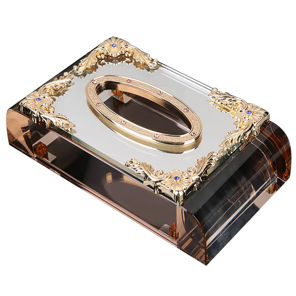 European Vintage Tissue Box Desk Decor Tissue Cover window image