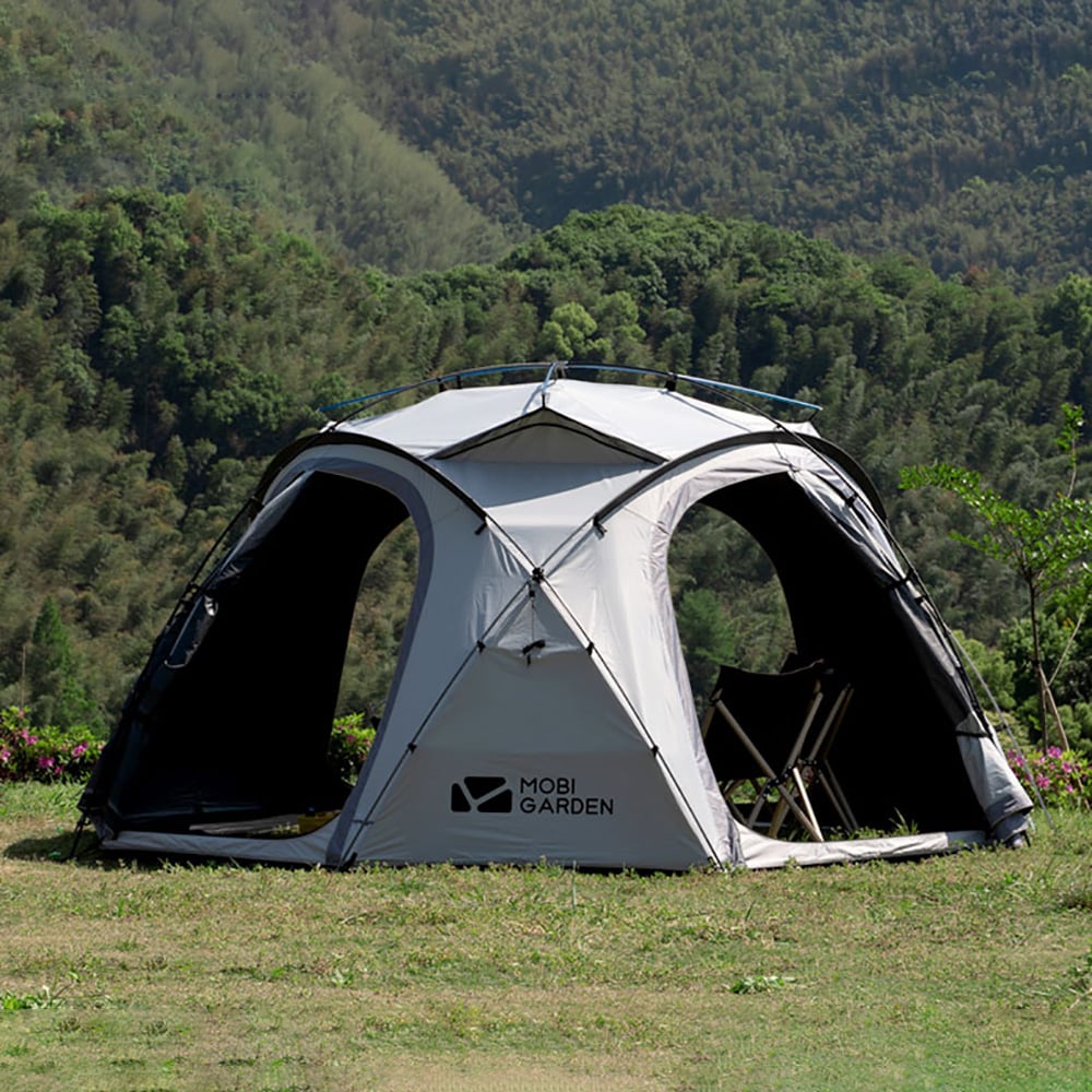 Royal Castle 150D Oxford Tent Family Luxury 8-person Tent window image