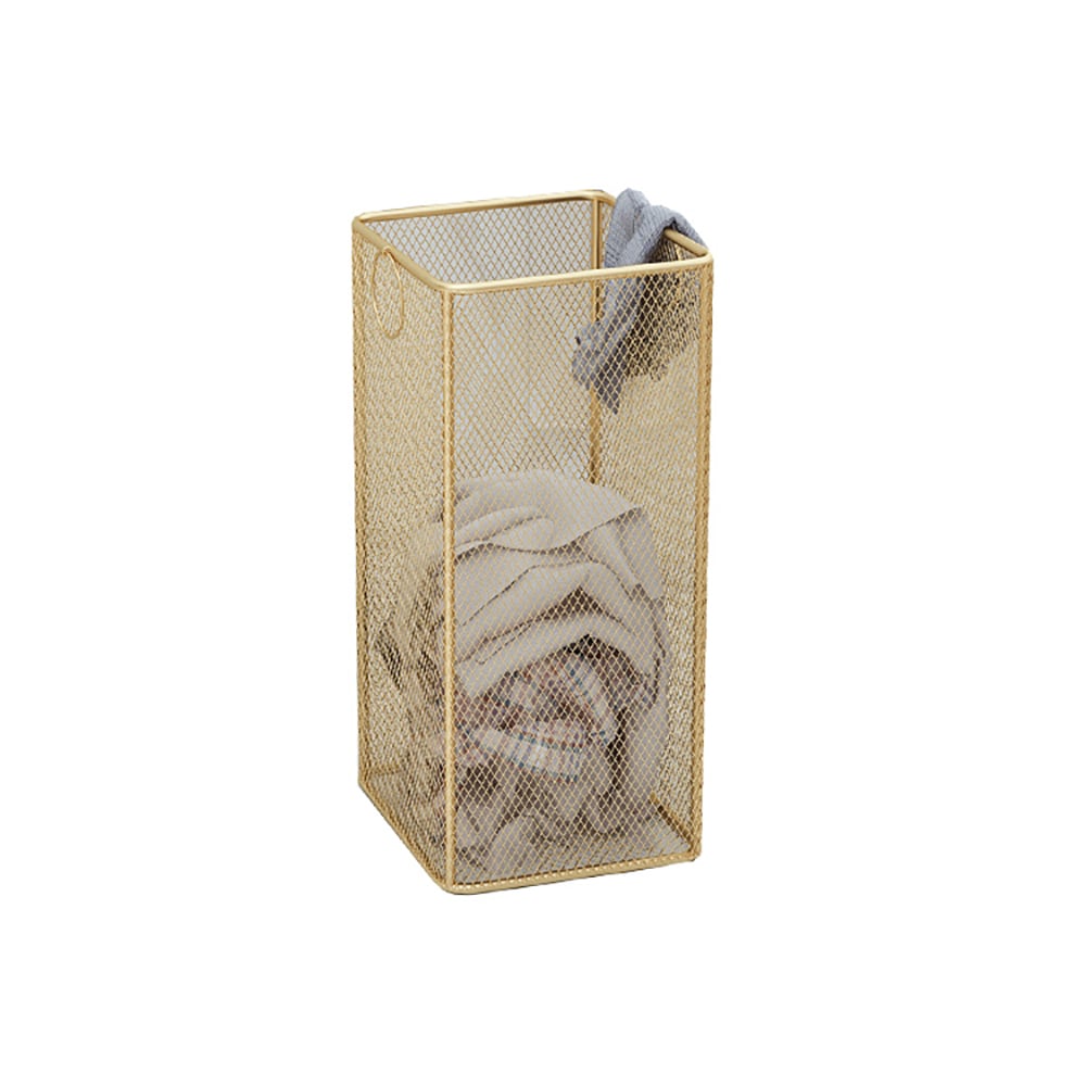 Panier à linge rectangulaire en métal avec poignées image de fenêtre