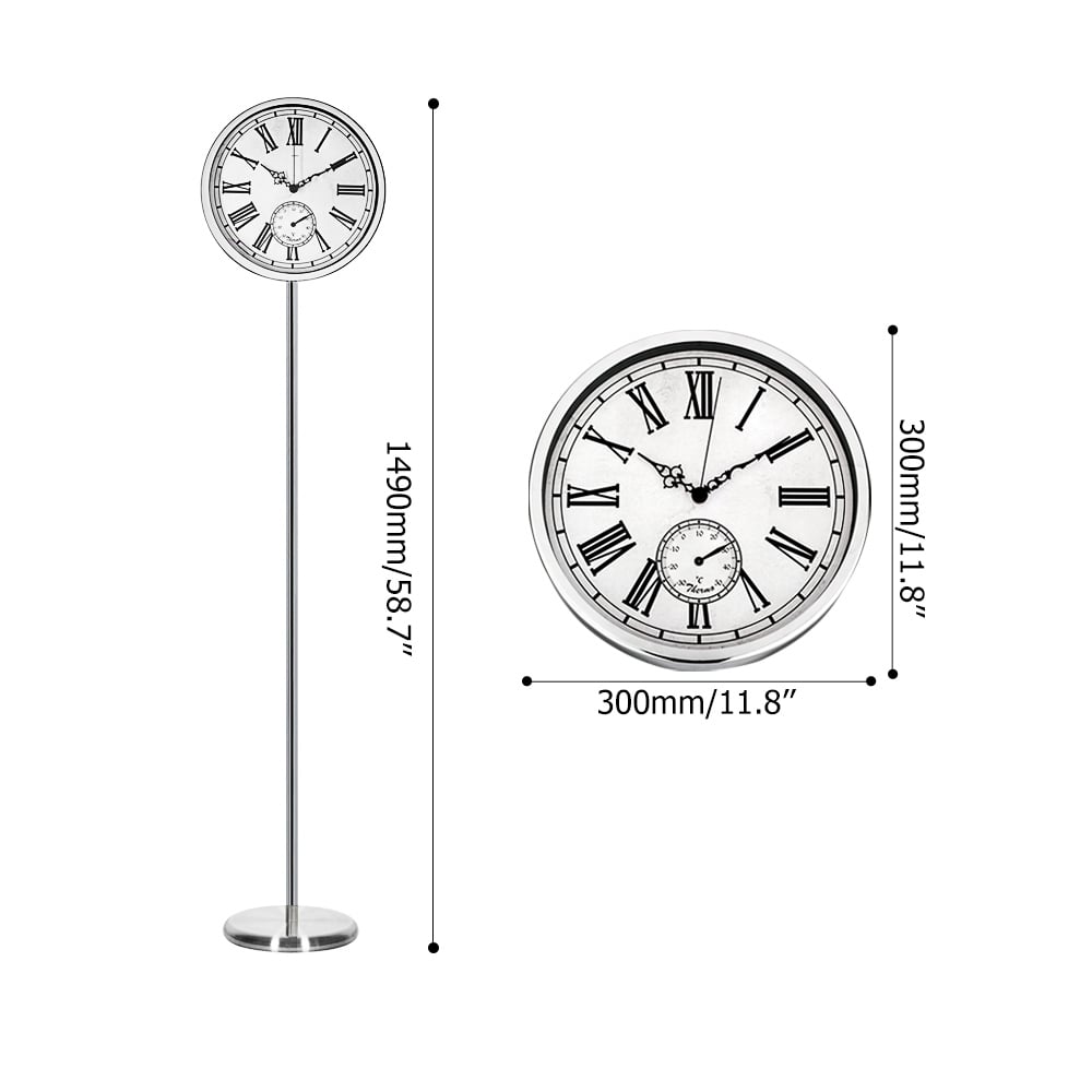 Fashion Modern Vertical Roman Digital Wall Clock Creative Household Decor window image