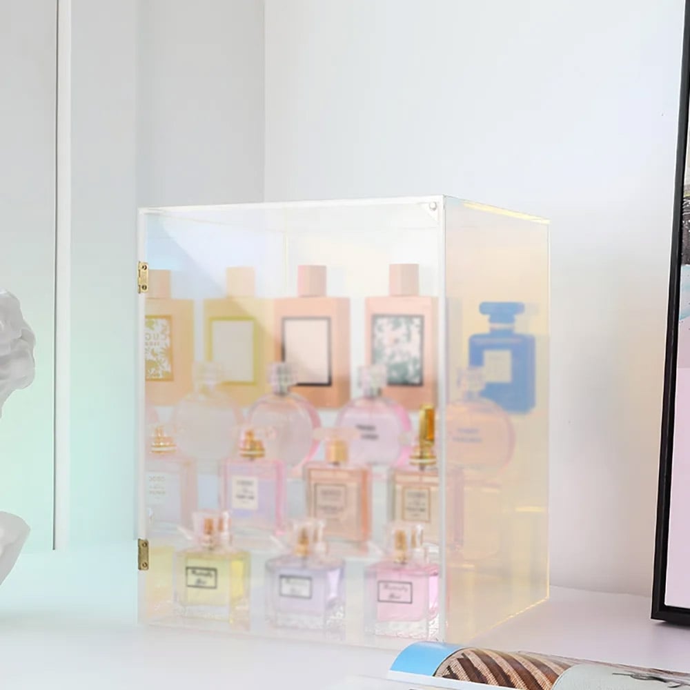 Modern Acrylic Desktop Makeup Organiser Display Box window image