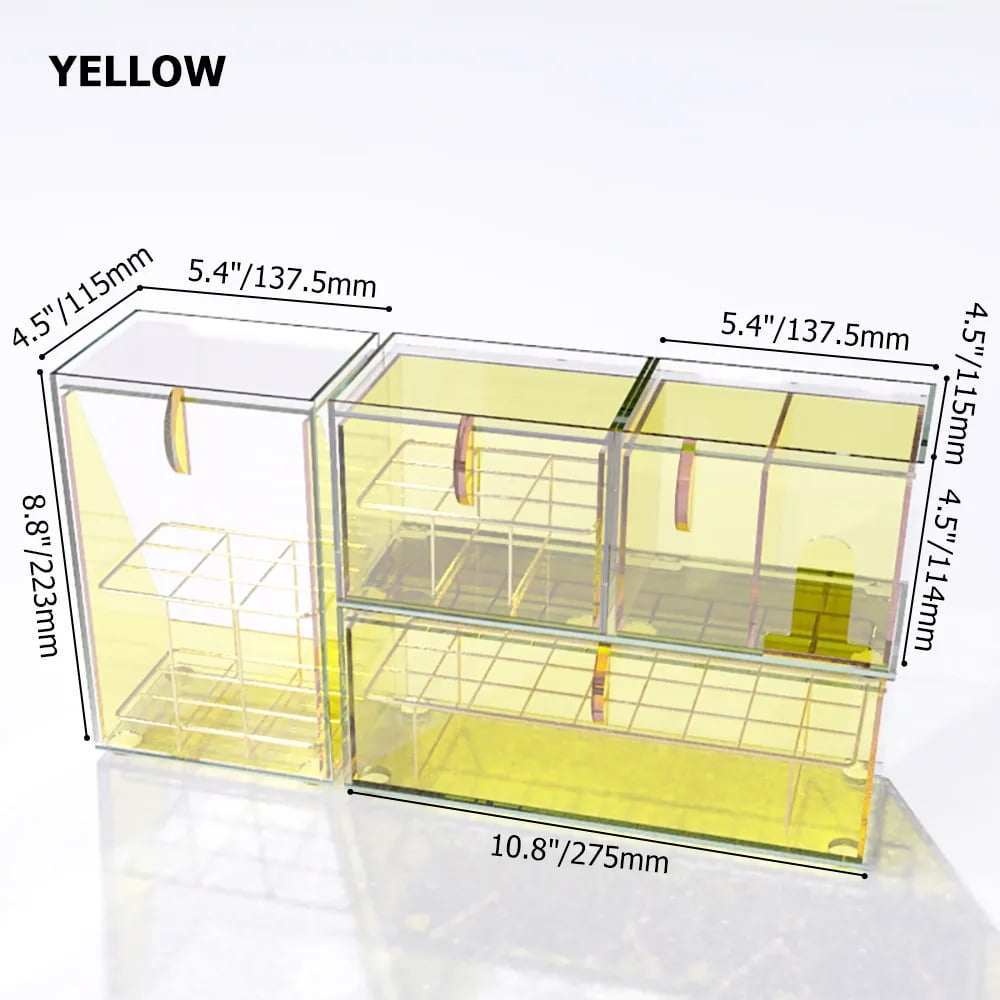 Moderne acryl ruimtebesparende lippenstifthouder met deksel Stofdichte lipgloss Home Vensterafbeelding