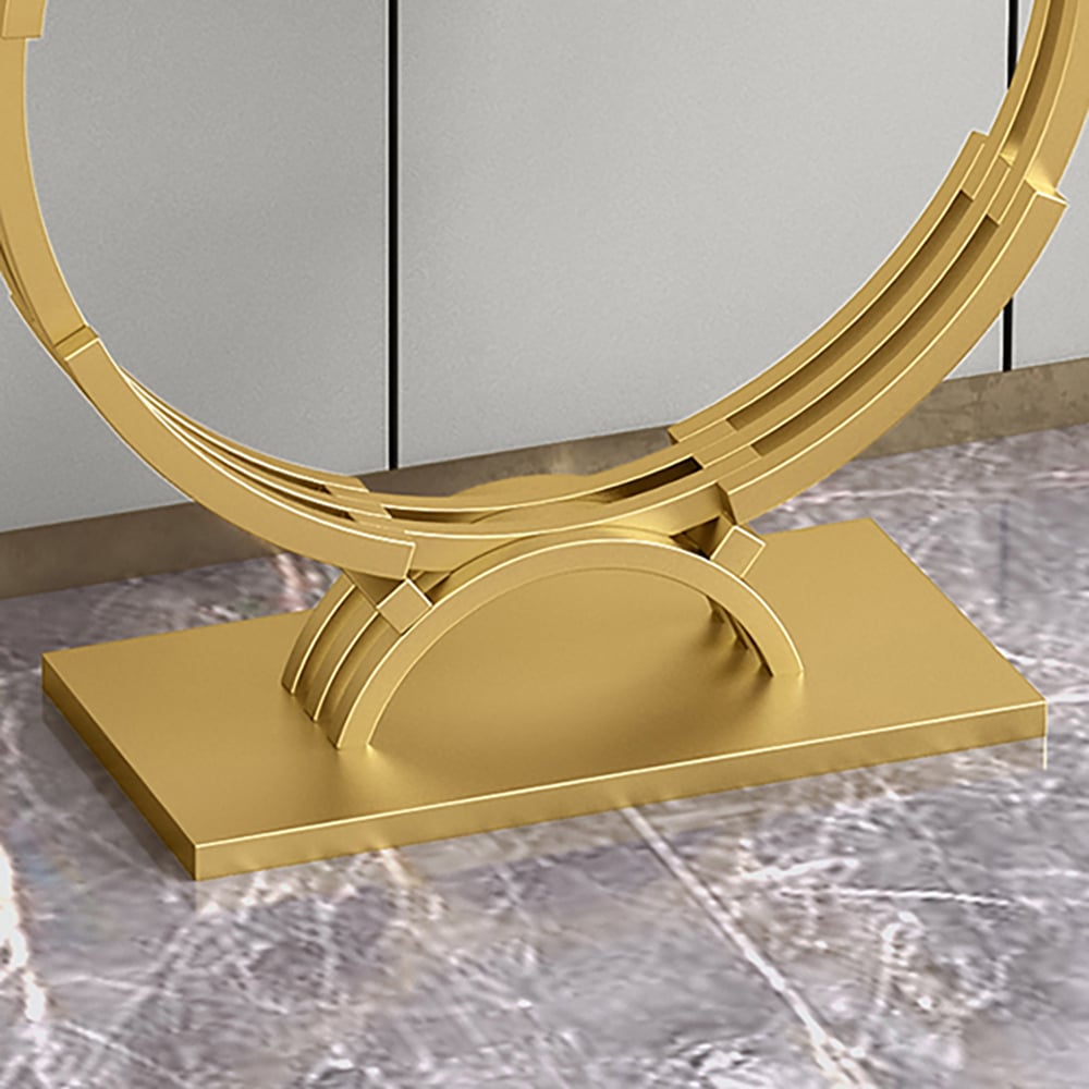 Console moderne en bois Tréteau en métal blanc image de fenêtre