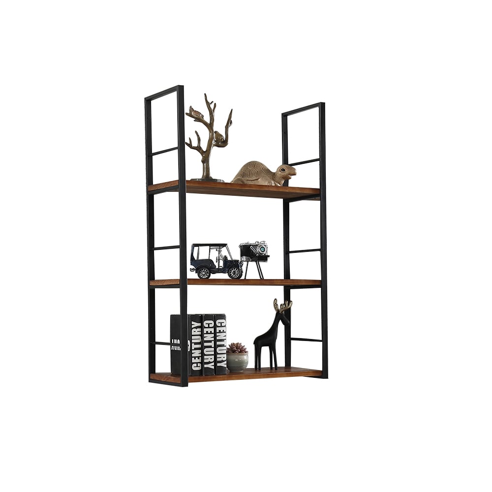 Walnut Wall-Mounted Shelving in Solid Wood window image