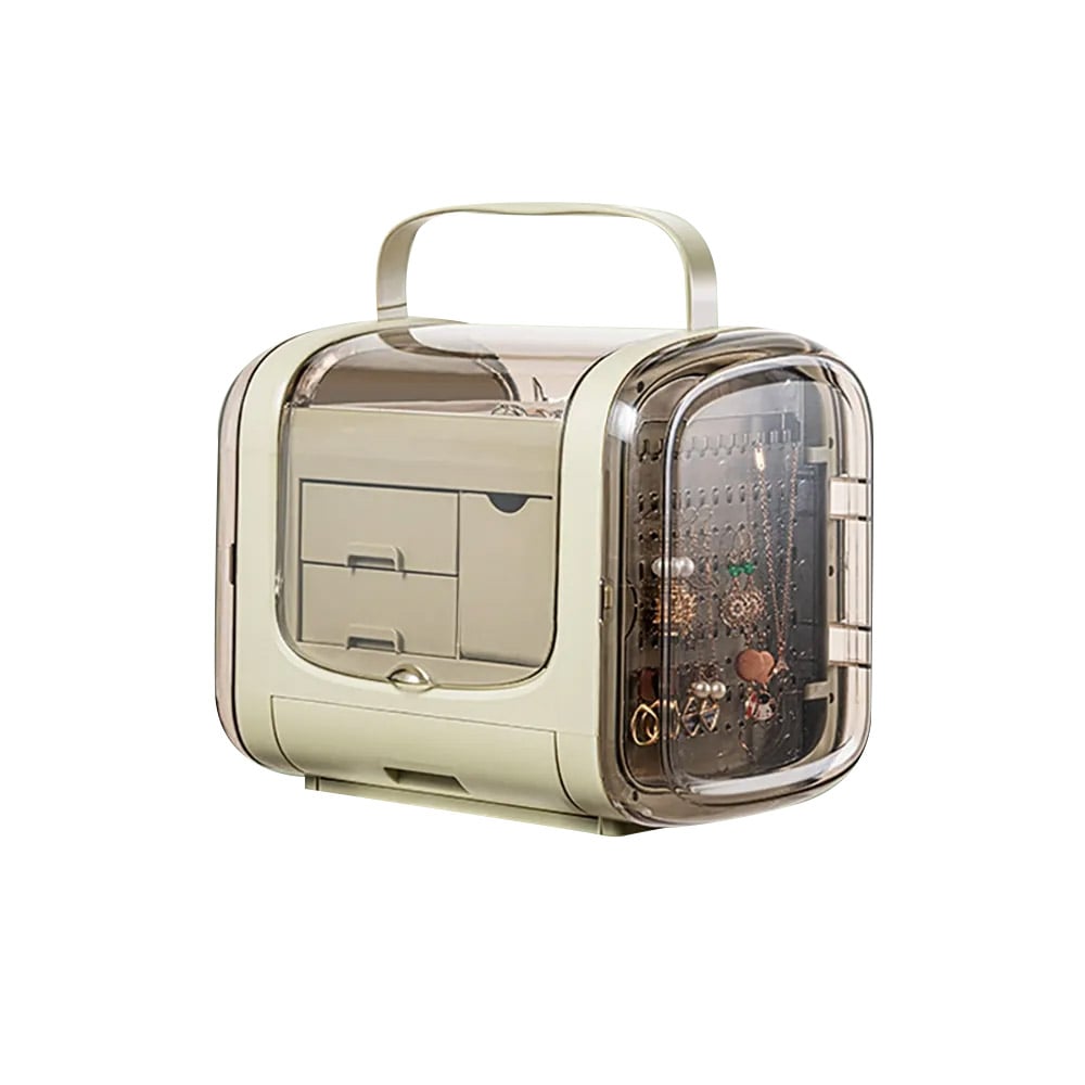 Modern Luxury Jewelry Box Desk Organiser with Handle window image